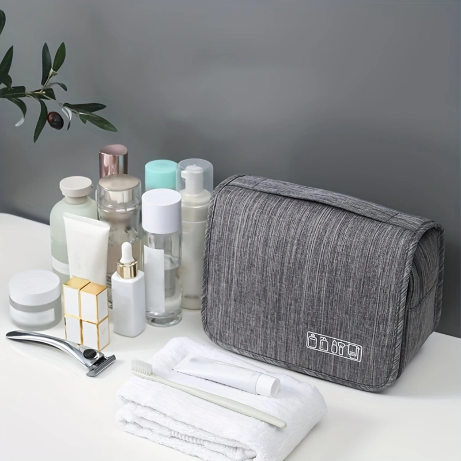 Hanging Travel Toiletry Cosmetic Organizer Bag