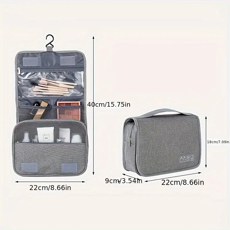 Waterproof Travel Toiletry Organizer Bag for Men Women